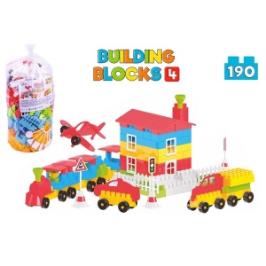 Technok Toys Конструктор с едри части, 190 броя