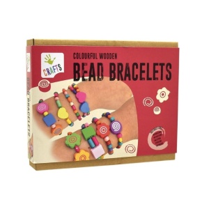 Направи сам гривни с дървени цветни мъниста 1