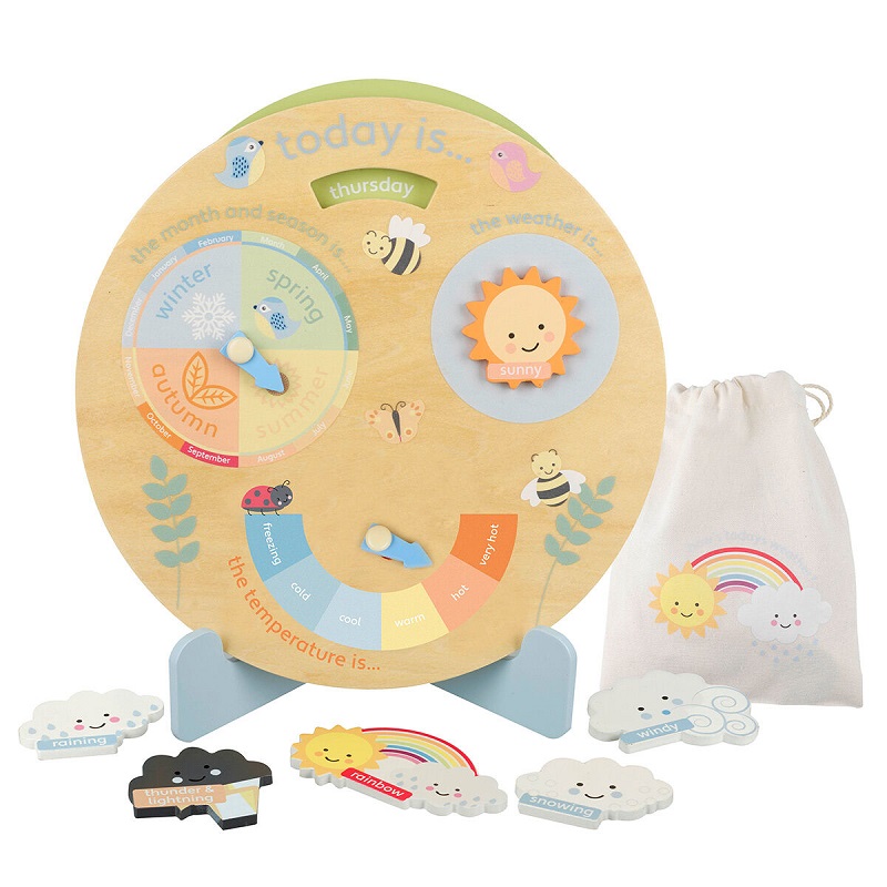 ott13206-orange-tree-toys-proletna-gradina-obrazovatelen-chasovnik-4 Обучителен часовник за времето, Orange Tree Toys