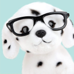 Studio Pets Плюшено куче Далматинец Спот с очила, 16 см - Image 3