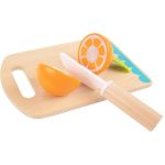 Tooky Toy Дървена щайга с плодове за рязане - Image 3