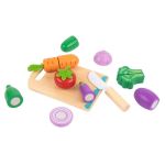 Tooky Toy Дървен зеленчуци за рязане - Image 4