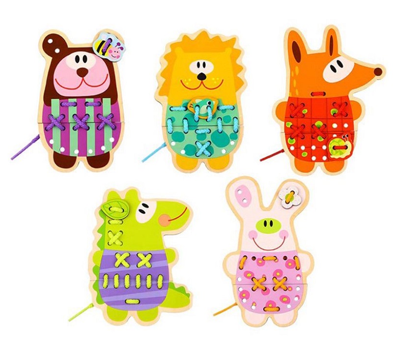 tl417-darveni-igrachi-za-shiene-jivotni-tooky-toy-1 Tooky Toy Дървени играчки за шиене, Веселите животни tl417