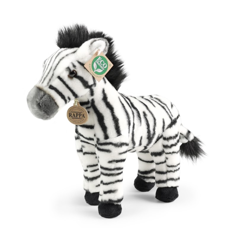 230750-plyushena-zebra-rappa-1 Плюшена зебра, 30 см - Rappa