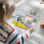 Дървен пъзел Пипи прави палачинки, 15 части - Pippi - Image 2
