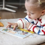 Дървен пъзел Пипи прави палачинки, 15 части - Pippi - Image 4