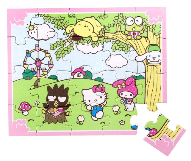70000500-dyrven-puzel-hello-kitty-20-chasti Дървен пъзел, 20 части Hello Kitty - Image 1
