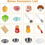 Дървена ъглова кухня с течаща вода, светлини и звуци  - NBSheen - Image 7