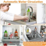 Дървена ъглова кухня с течаща вода, светлини и звуци  - NBSheen - Image 4