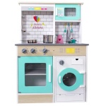 Детска дървена кухня с пералня 1