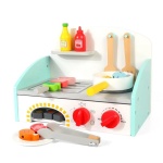 Детско дървено барбекю с котлони 3