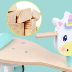 Детско дървено колело четириколка, Еднорог 4