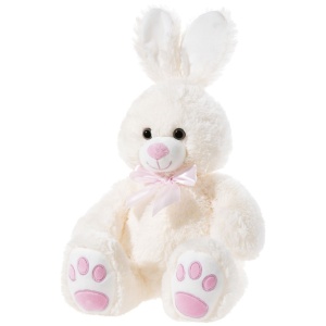 Плюшено зайче с розова панделка Heunec