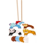 Lelin Toys Детска игра на крокет с животни 5