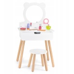 Детска дървена тоалетка с огледало и столче Viga Toys 5