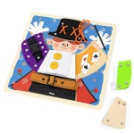 Viga Дървена монтесори дъска със закопчалки