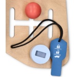 Дървен волан за игра с активности Lelin Toys 3