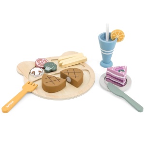 Дървен комплект за обяд PolarB - Viga Toys