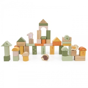 Конструктор с дървени елементи, 50 броя PolarB Viga