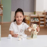 Дървен миксер с продукти PolarB 1 2