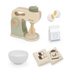 Дървен миксер с продукти PolarB 1