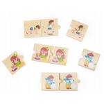 Дървен пъзел свържи дейностите Viga toys 2