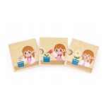 Дървен пъзел свържи дейностите Viga toys 4