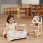 Viga Toys Дървена количка за кукли 5