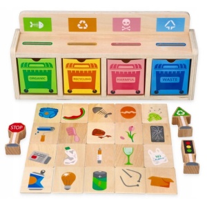 Игрален комплект за сортиране на боклук Lelin toys