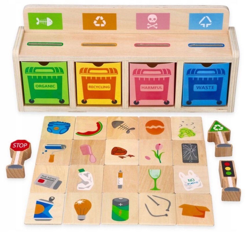 igralen-komplekt-za-sortirane-na-bokluk-lelin-toys-l50208 Игрален комплект за сортиране на боклук Lelin toys