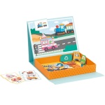Магнитна игра с превозни средства Lelin toys 1