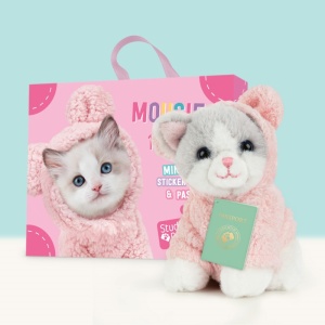 Studio Pets Плюшено коте Мауси с куфарче