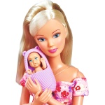 Simba Бременна кукла Steffi Love с растящ корем и бебе 2