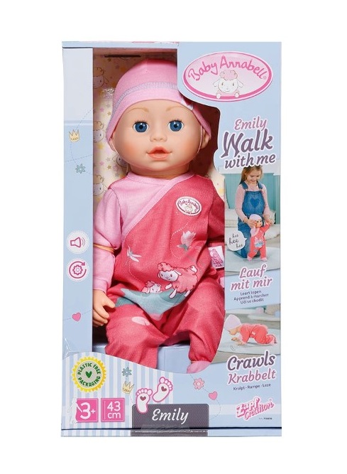 hodeshta-kukla-emili-43-sm-baby-annabell-710616 Baby Annabell Ходеща кукла Емили, 43 см 710616