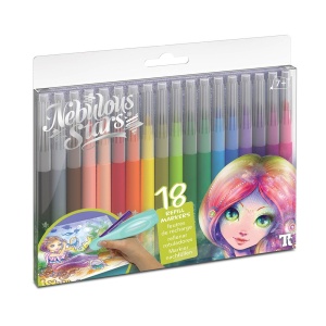 Nebulous Stars Цветни маркери, 18 броя