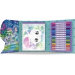 Комплект с книжка и флумастери, Рисуване по номера 1