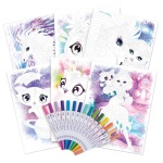 Комплект с книжка и флумастери, Рисуване по номера 3