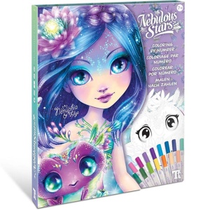 Комплект с книжка и флумастери, Рисуване по номера