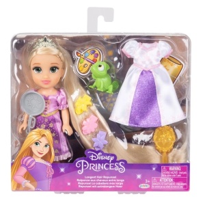 Кукла Рапунцел с аксесоари за коса, 15 см - Jakks Pacific 23374