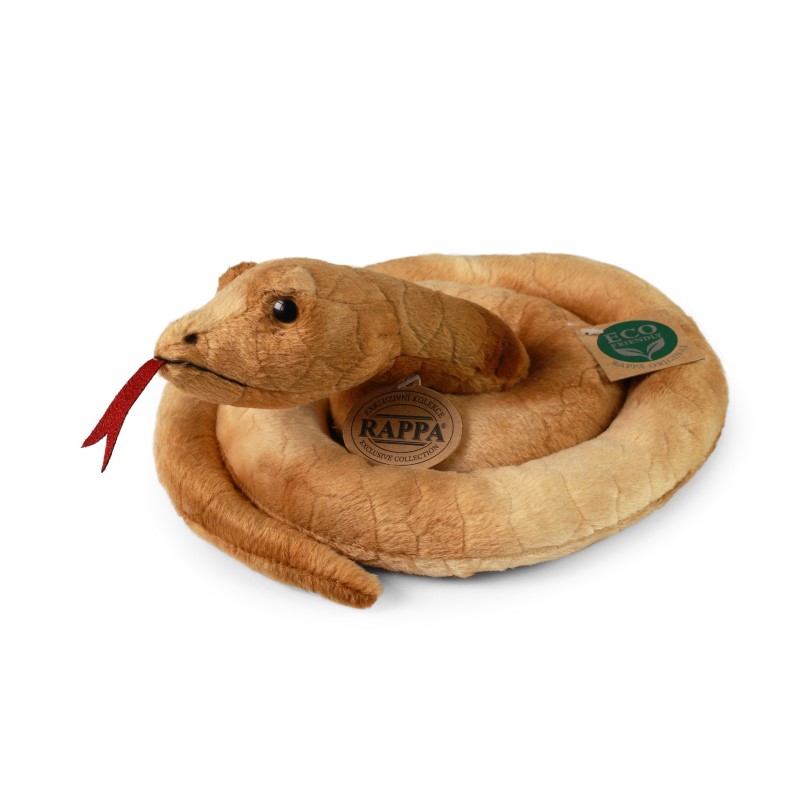 plushena-kafyava-zmiya-90-sm-rappa-241657 Rappa Плюшена кафява змия, 90 см