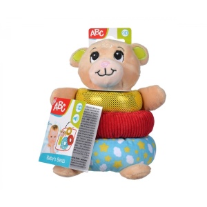 Simba ABC Плюшено мече с рингове за нанизване