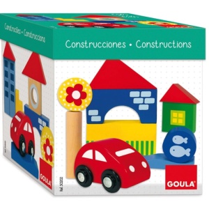 Бебешки дървен конструктор - Goula 1