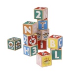 Дървени кубчета с Пипи Дългото Чорапче 1