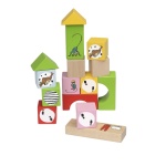 Дървен конструктор, Пипи Дългото чорапче, 30 части - Pippi 2