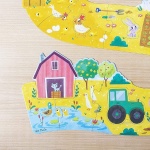 Детски пъзел от 18 XXL части, Ферма - Goula 5