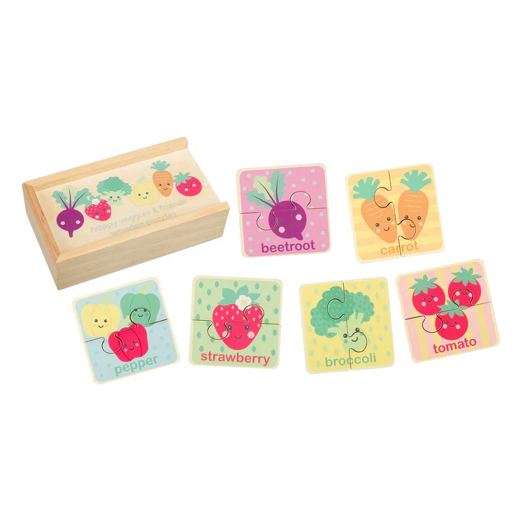 dyrven-puzel-s-zelenchutzi-orange-tree-toys-ott06894-1 Дървен пъзел с щастливи зеленчуци - Orange Tree Toys 1