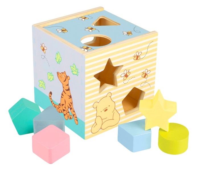dyrven-sorter-s-formichki-mecho-pooh-ott13308-1 Дървен сортер с формички, Мечо Пух - Orange Tree Toys