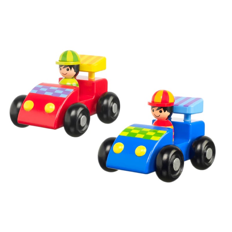 dyrveni-systezatelni-kolichki-za-igra-ott07618 Дървени състезателни колички - Orange Tree Toys