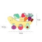 Дървена игра за балансиране със зеленчуци - Orange Tree Toys 2