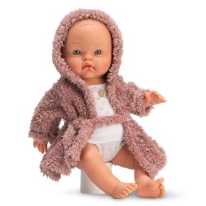 Кукла Asi Dolls - Бебе Алекс с розов халат, 36 см